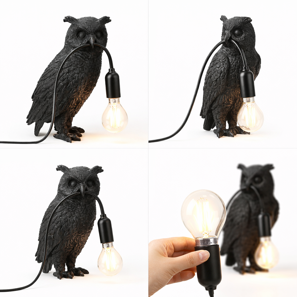 Oliver | Owl LED Desk Night Lamp